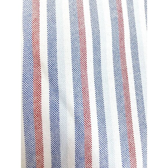 Brooks Brothers Red Fleece Size Large Mens Red White Blue Stripe Logo S/S Shirt - Picture 6 of 12